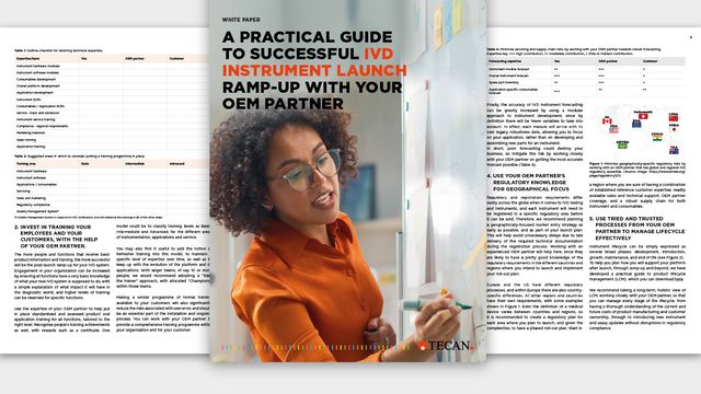 woman demonstrating IVD Instrument 